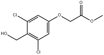 Acetic acid, 2-[3,5-dichloro-4-(hydroxymethyl)phenoxy]-, methyl ester Structure