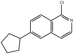 1-氯-6-环戊基异喹啉,2488856-65-9,结构式