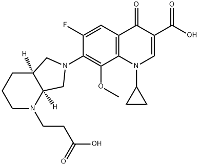 莫西沙星杂质40 结构式