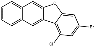 Benzo[b]naphtho[2,3-d]furan, 3-bromo-1-chloro- 结构式