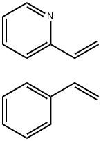 聚(2-乙烯吡啶-CO-苯乙烯), 24980-54-9, 结构式