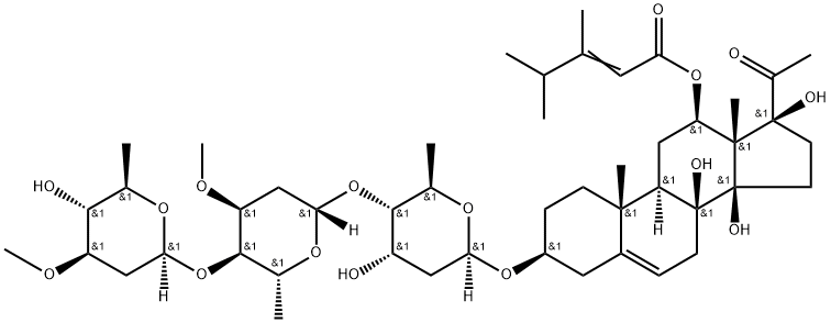 Otophylloside F Struktur