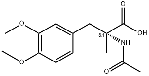 N-Acetyl D-α-Methyl DOPA Dimethyl Ether Structure