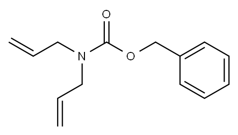 Carbamic acid, N,N-di-2-propen-1-yl-, phenylmethyl ester Structure