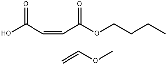 METHYL VINYL ETHER-MONOBUTYL MALEATE COPOLYMER Struktur