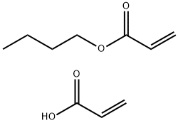 アクリル酸·アクリル酸ブチル共重 化学構造式