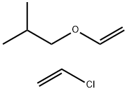 1-(乙烯基氧基)-2-甲基丙烷与氯乙烯的聚合物, 25154-85-2, 结构式