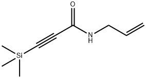 2-Propynamide, N-2-propen-1-yl-3-(trimethylsilyl)- Structure