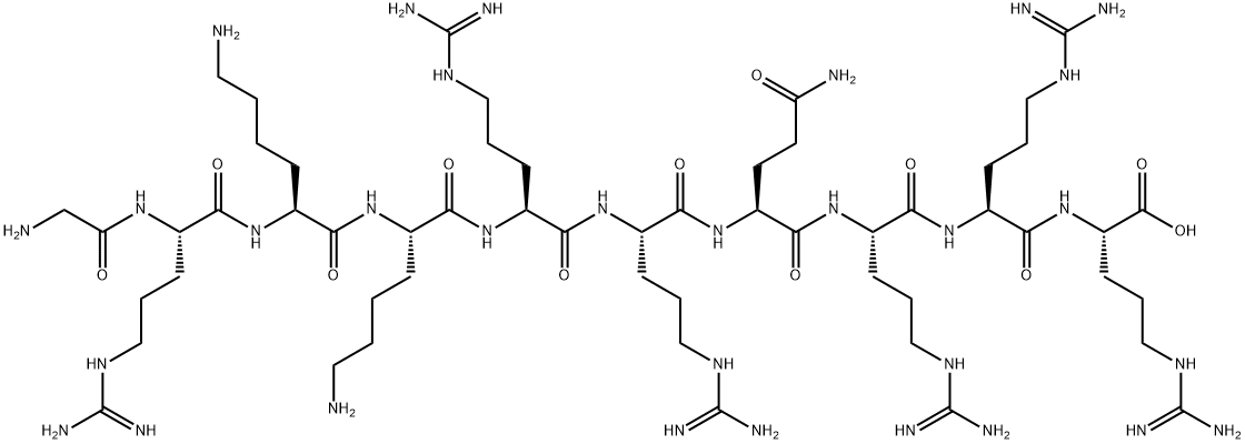 穿膜肽TAT (48-57), 253141-50-3, 结构式