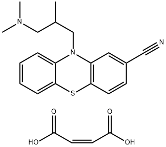 Cyamemazine Maleate Structure