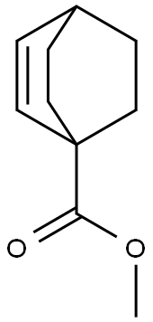 Bicyclo[2.2.2]oct-2-ene-1-carboxylic acid, methyl ester Structure