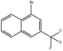 Naphthalene, 1-bromo-3-(trifluoromethyl)- Struktur