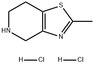 2-甲基-4,5,6,7-四氢噻唑[4,5-C]吡啶二盐酸盐, 2551119-82-3, 结构式
