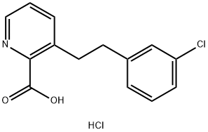 2-Pyridinecarboxylic acid, 3-[2-(3-chlorophenyl)ethyl]-, hydrochloride (1:1)