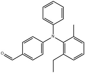 4-[(2-Ethyl-6-Methylphenyl)Phenylamino]-Benzaldehyde 结构式