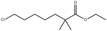 7-氯-2,2-二甲基庚酸乙酯 结构式