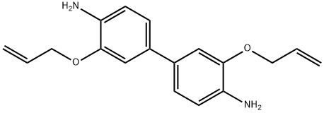 3,3'-联(烯丙氧基)-[1,1'-联苯]-4,4'-二胺 结构式