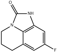 4H-Imidazo[4,5,1-ij]quinolin-2(1H)-one, 8-fluoro-5,6-dihydro- Structure