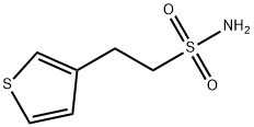 2-(噻吩-3-基)乙烷-1-磺酰胺, 257889-67-1, 结构式