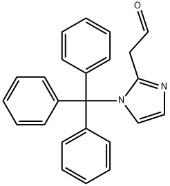 1H-Imidazole-2-acetaldehyde, 1-(triphenylmethyl)- 结构式