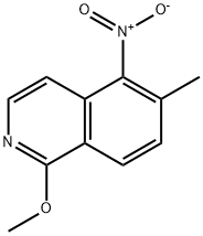 1-methoxy-6-methyl-5-nitroisoquinoline Structure