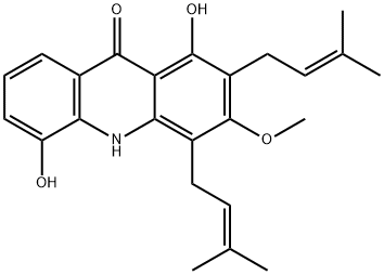 ブキシホリアジンB 化学構造式