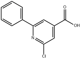 2-氯-6-苯基吡啶-4-羧酸,263270-36-6,结构式