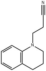 1(2H)-Quinolinepropanenitrile, 3,4-dihydro- Structure