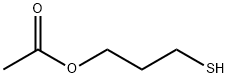 1-Propanol, 3-mercapto-, 1-acetate Structure
