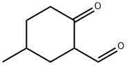 Cyclohexanecarboxaldehyde, 5-methyl-2-oxo- Struktur