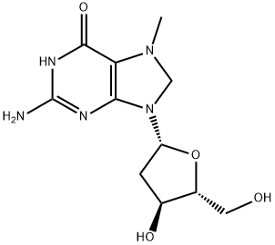 Guanosine, 2'-deoxy-7,8-dihydro-7-methyl- Struktur