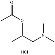 2-(Dimethylamino)-1-methylethyl Ester Acetic Acid Hydrochloride, 26929-44-2, 结构式