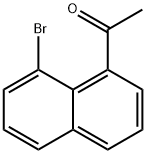 Ethanone, 1-(8-bromo-1-naphthalenyl)- Structure