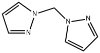 1-((1H-pyrazol-1-yl)methyl)-1H-pyrazole 化学構造式
