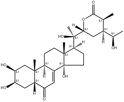 (20ξ,24ξ)-2β,3β,14,20,22,28-Hexahydroxy-6-oxo-5β-stigmast-7-en-26-oic acid δ-lactone