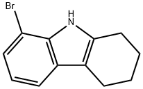 1H-Carbazole, 8-bromo-2,3,4,9-tetrahydro- Structure