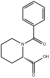 N-Bz-S-2-Piperidinecarboxylic acid 化学構造式