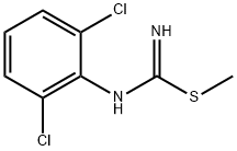 1-(2,6-dichlorophenyl)-2-methyl-Isothiourea Struktur