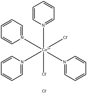Pyridine, trans-dichlorocobalt(iii) chloride complex Structure