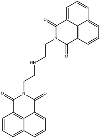 1H-Benz[de]isoquinoline-1,3(2H)-dione, 2,2'-(iminodi-2,1-ethanediyl)bis- Structure