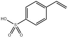 20%ポリ(P-スチレンスルホン酸)溶液 化学構造式