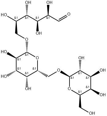 1,6-b-Galactotriose, 28245-12-7, 结构式