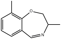 1,4-Benzoxazepine, 2,3-dihydro-3,9-dimethyl- Struktur