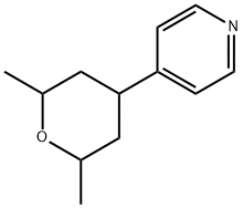 4-(2,6-Dimethyloxan-4-yl)pyridine mixture of isomers 结构式
