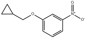 Benzene, 1-(cyclopropylmethoxy)-3-nitro- 结构式