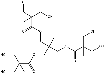 bis-MPA-OH dendrimer trimethylol propane core, generation 1 Struktur