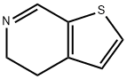 4,5-二氢噻吩并[2,3-C]吡啶, 28783-50-8, 结构式