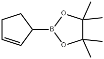 Cyclopent-2-en-1-ylboronic Acid Pinacol Ester Struktur