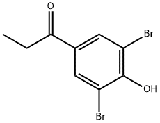 1-(3,5-Dibromo-4-hydroxyphenyl)-1-propanone ,2887-65-2,结构式