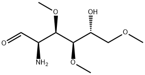 2-氨基-2-脱氧3,4,6-三 - O-甲基-D-葡萄糖 结构式